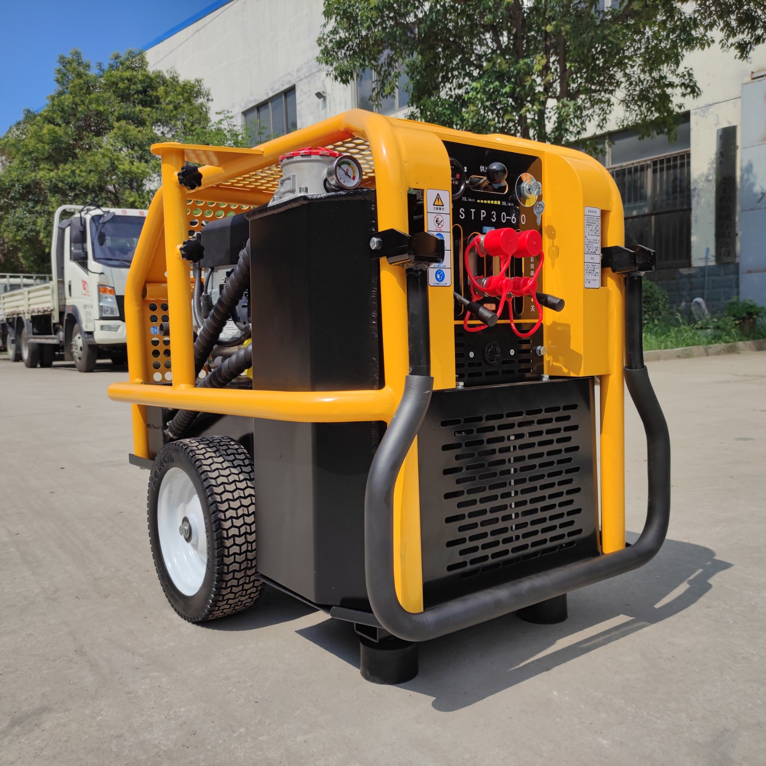 雙回路液壓動力站操作前的檢查、準(zhǔn)備工作