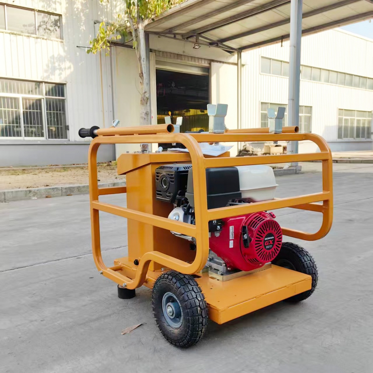 液壓動(dòng)力站采用的單缸發(fā)動(dòng)機(jī)如何啟動(dòng)